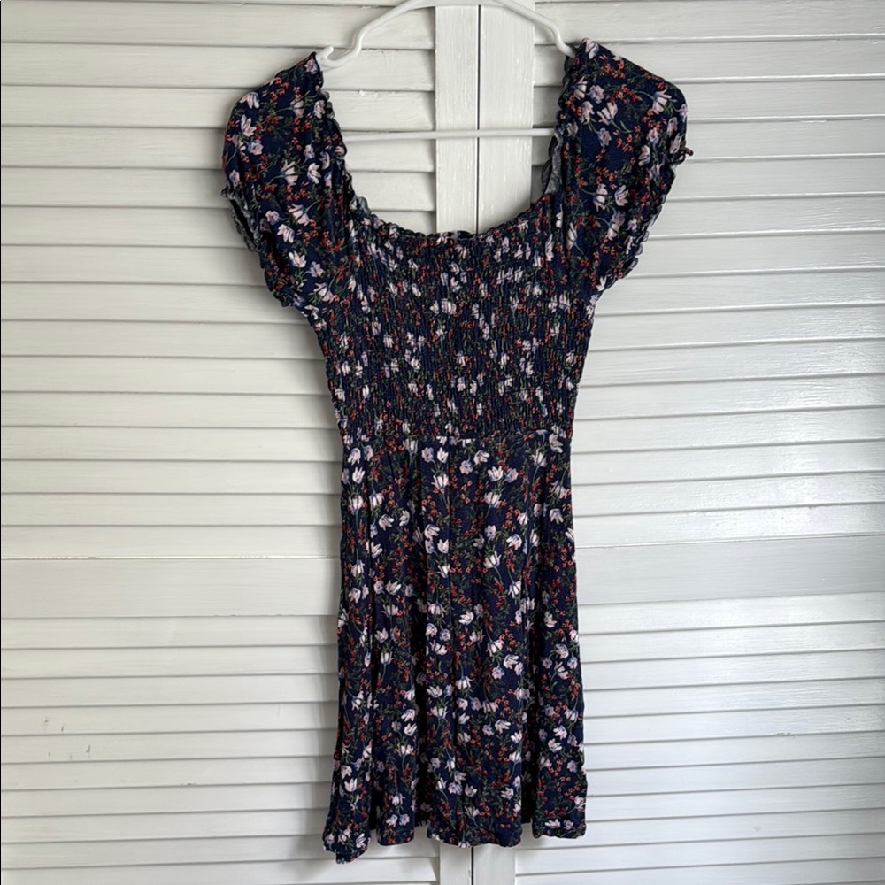Floral Navy Dress